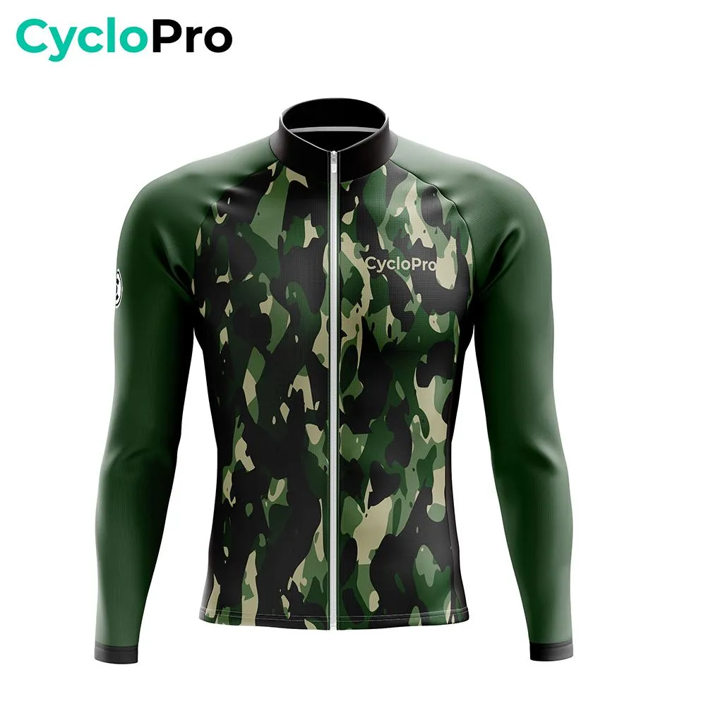 TENUE CYCLISTE HIVER VERTE - COMMANDEUR