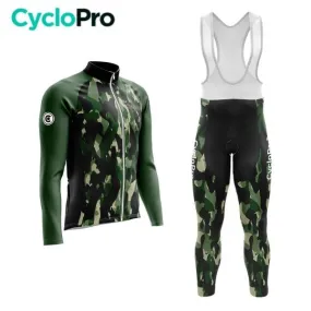 TENUE CYCLISTE HIVER VERTE - COMMANDEUR