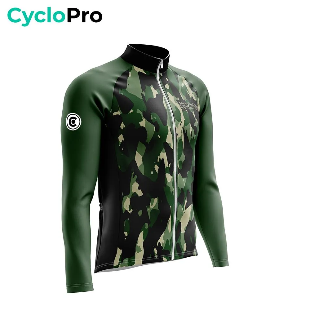 TENUE CYCLISTE HIVER VERTE - COMMANDEUR