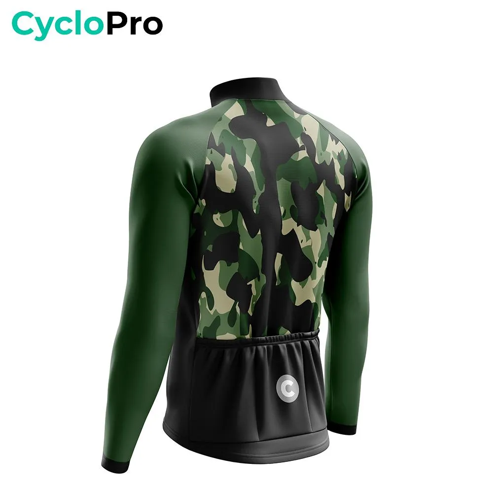 TENUE CYCLISTE HIVER VERTE - COMMANDEUR