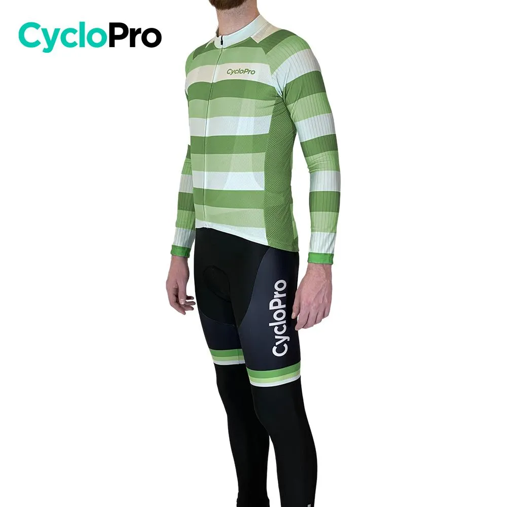 Tenue cycliste hiver Verte - Evasion+