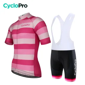 Tenue De Cyclisme Rose  - Evasion+