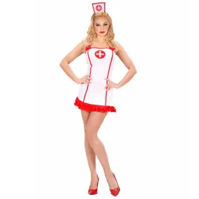 Tenue infirmière Sexy (robe + Coiffe) TM - Infirmières  pas cher