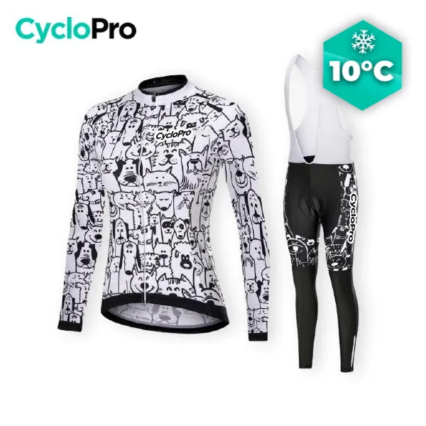 TENUE VÉLO FEMME AUTOMNE - PETS+