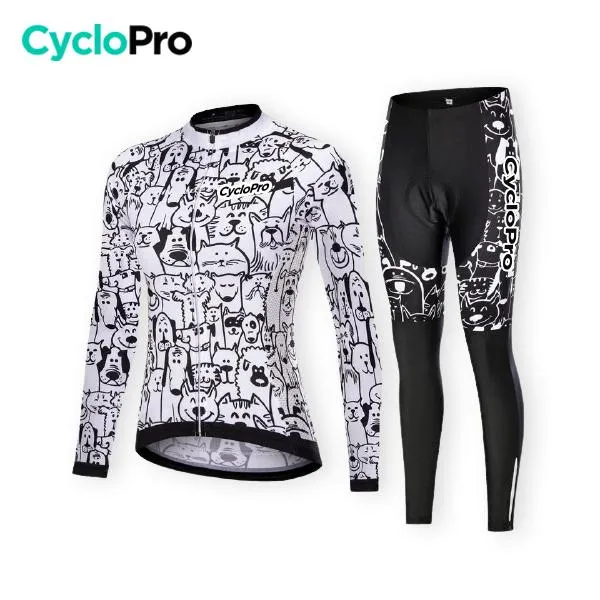 TENUE VÉLO FEMME AUTOMNE - PETS+