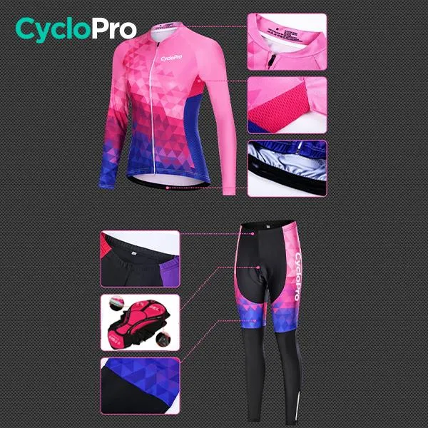 TENUE VÉLO FEMME HIVER - CUBIC+