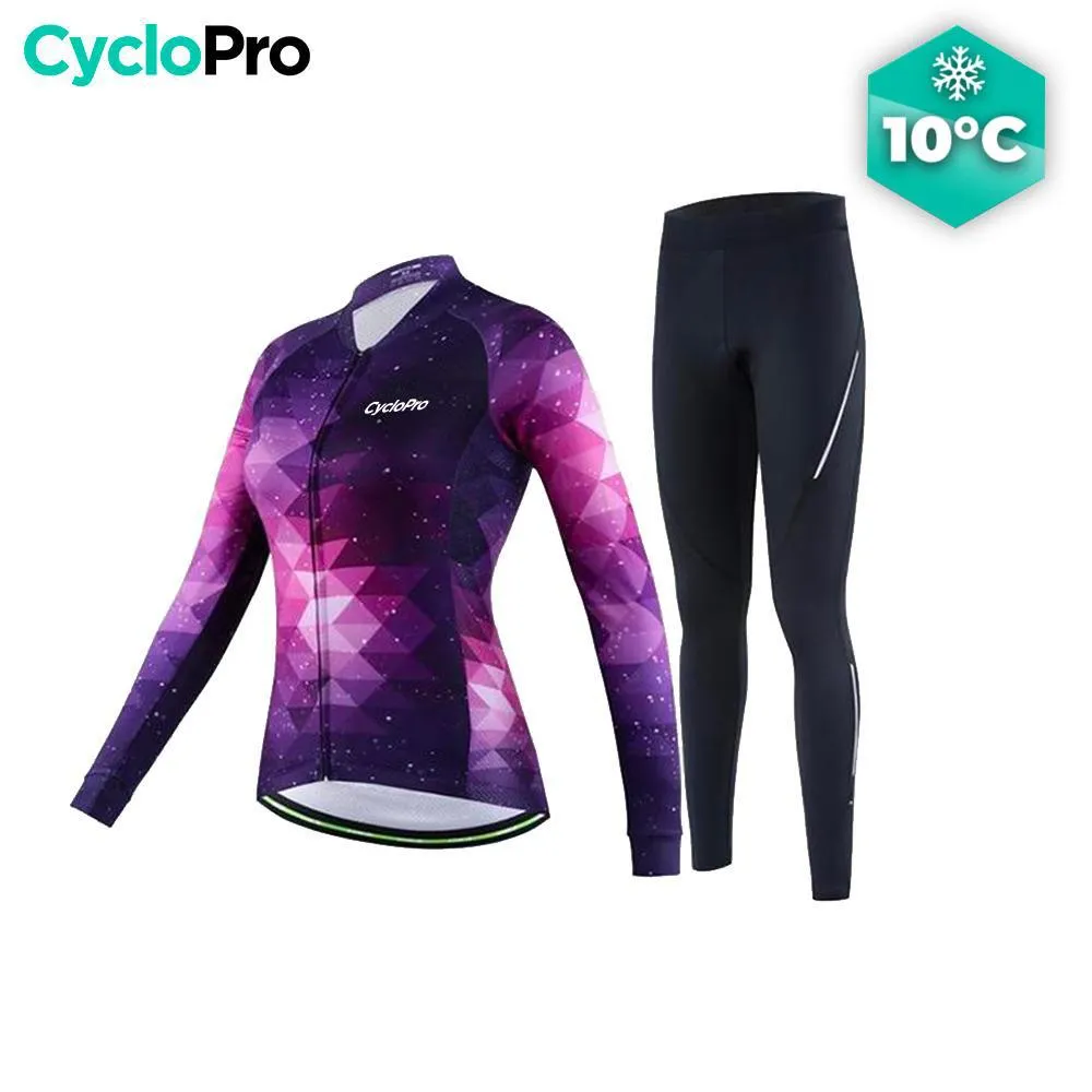 Tenue Vélo Automne Mauve - Magic+