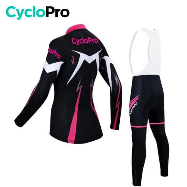 Tenue Vélo Automne Rose - Confort+