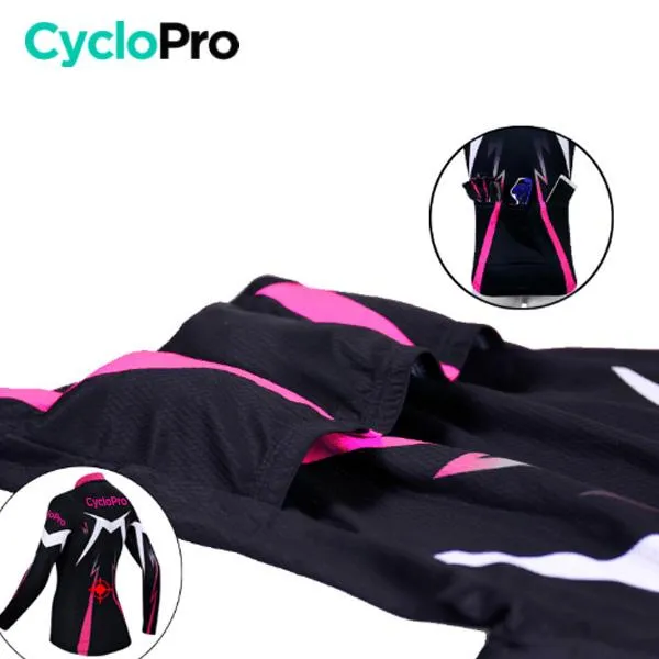 Tenue Vélo Automne Rose - Confort+