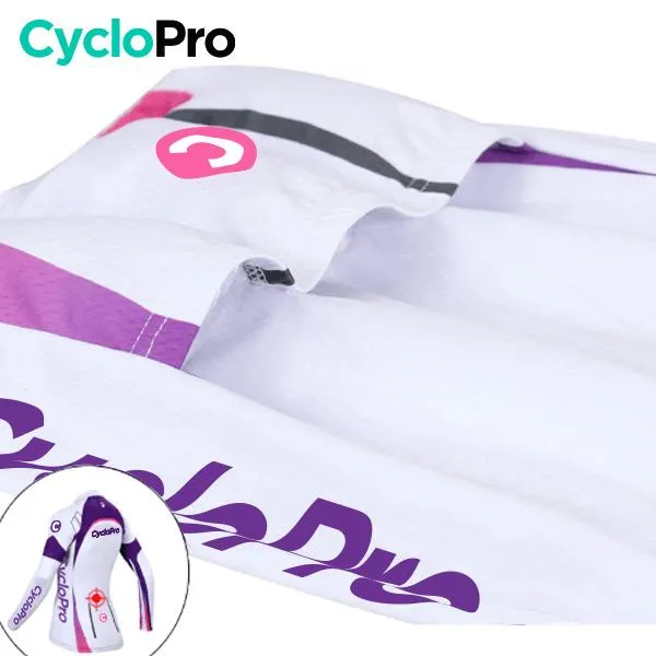 Tenue Vélo Automne Violet - Confort+