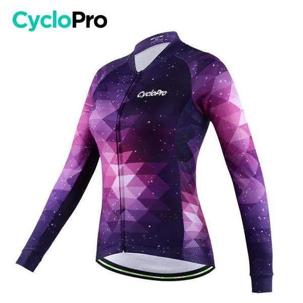 Tenue Vélo Hiver Mauve - Magic+