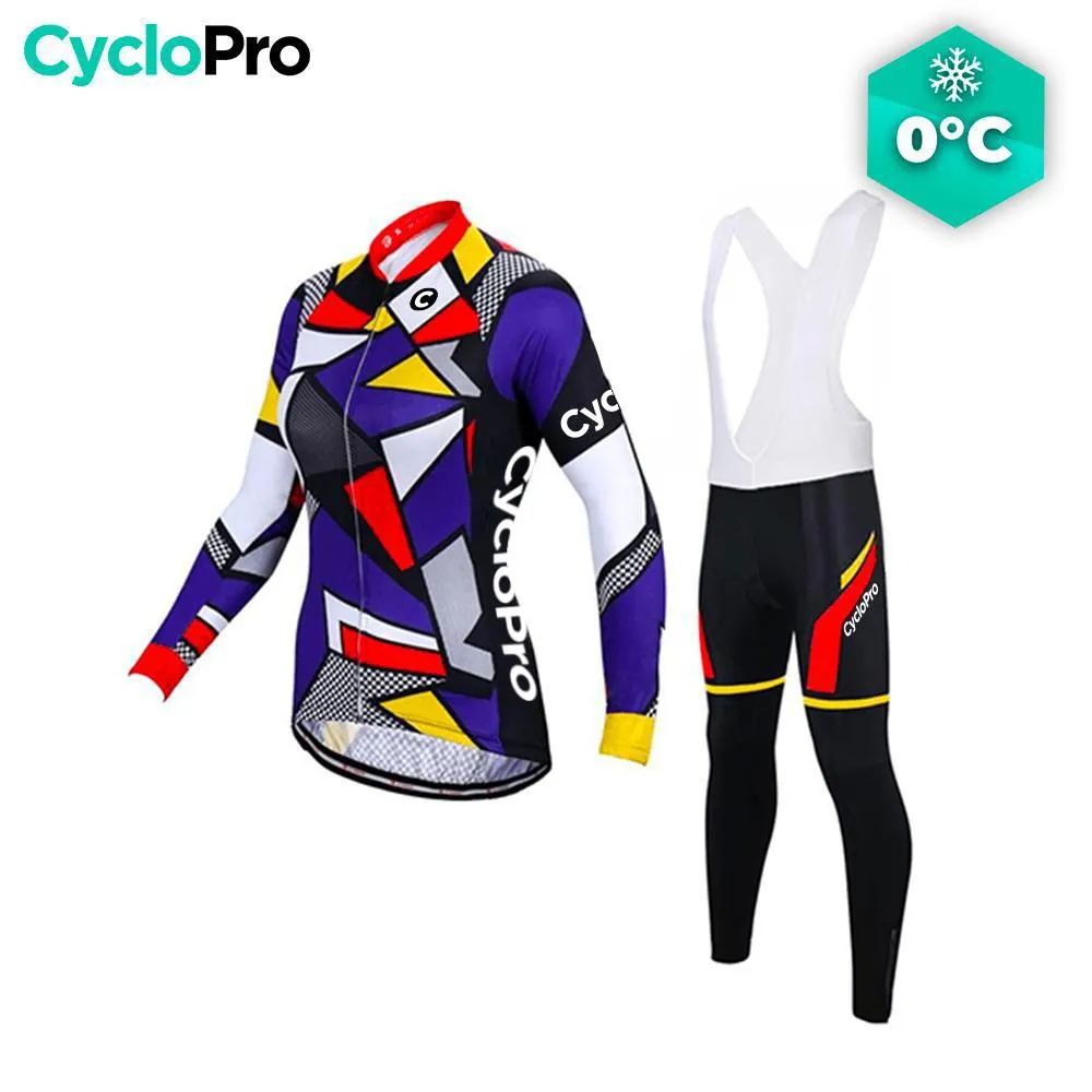 Tenue Vélo Hiver Mosaique - Confort+