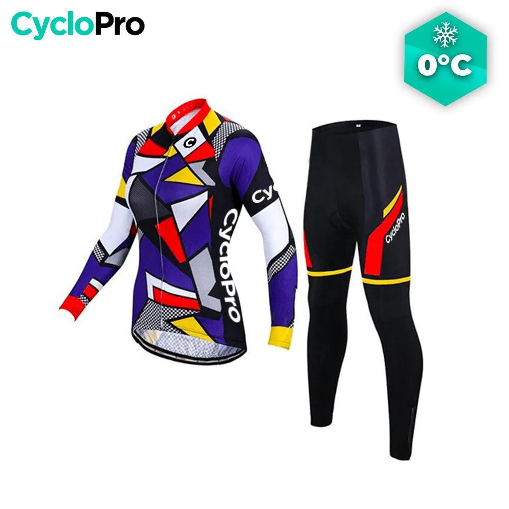 Tenue Vélo Hiver Mosaique - Confort+