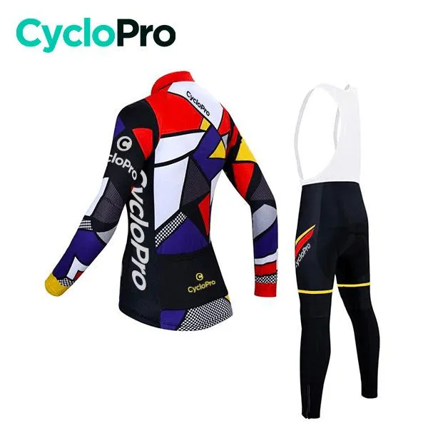 Tenue Vélo Hiver Mosaique - Confort+