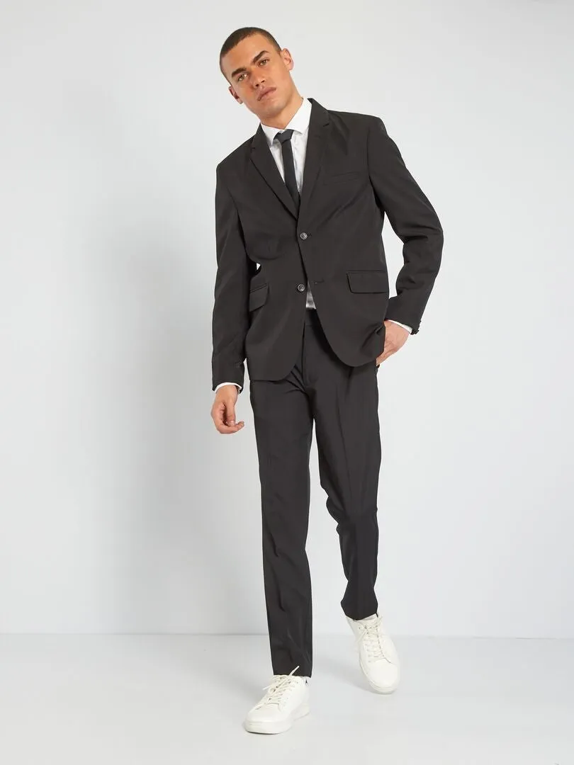 Veste de costume slim fit - noir