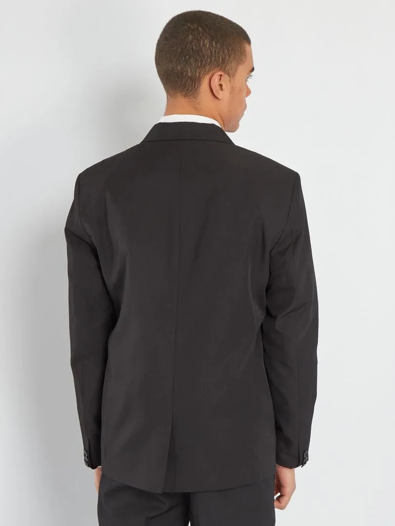 Veste de costume slim fit - noir