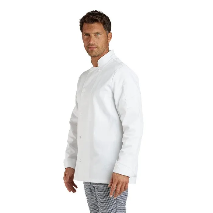 Veste de cuisine manches longues 100% coton PAUL