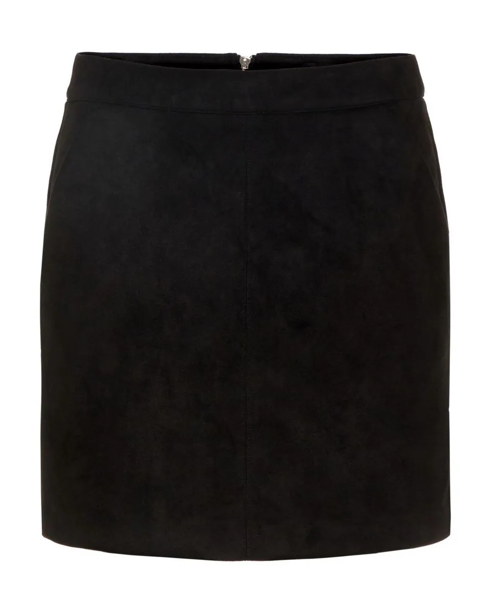 VMDONNADINA FAUXSUEDE SHORT SKIRT NOOS