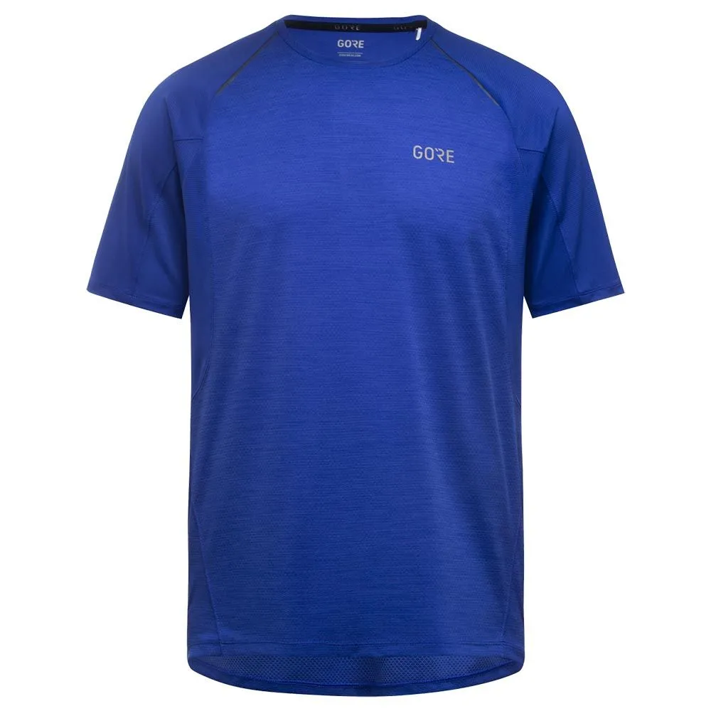 Vêtements de sport GORE® WEAR Homme | Tee-shirt de running confortable et respirant GORE® WEAR R5 Maillot Bleu pour homme 