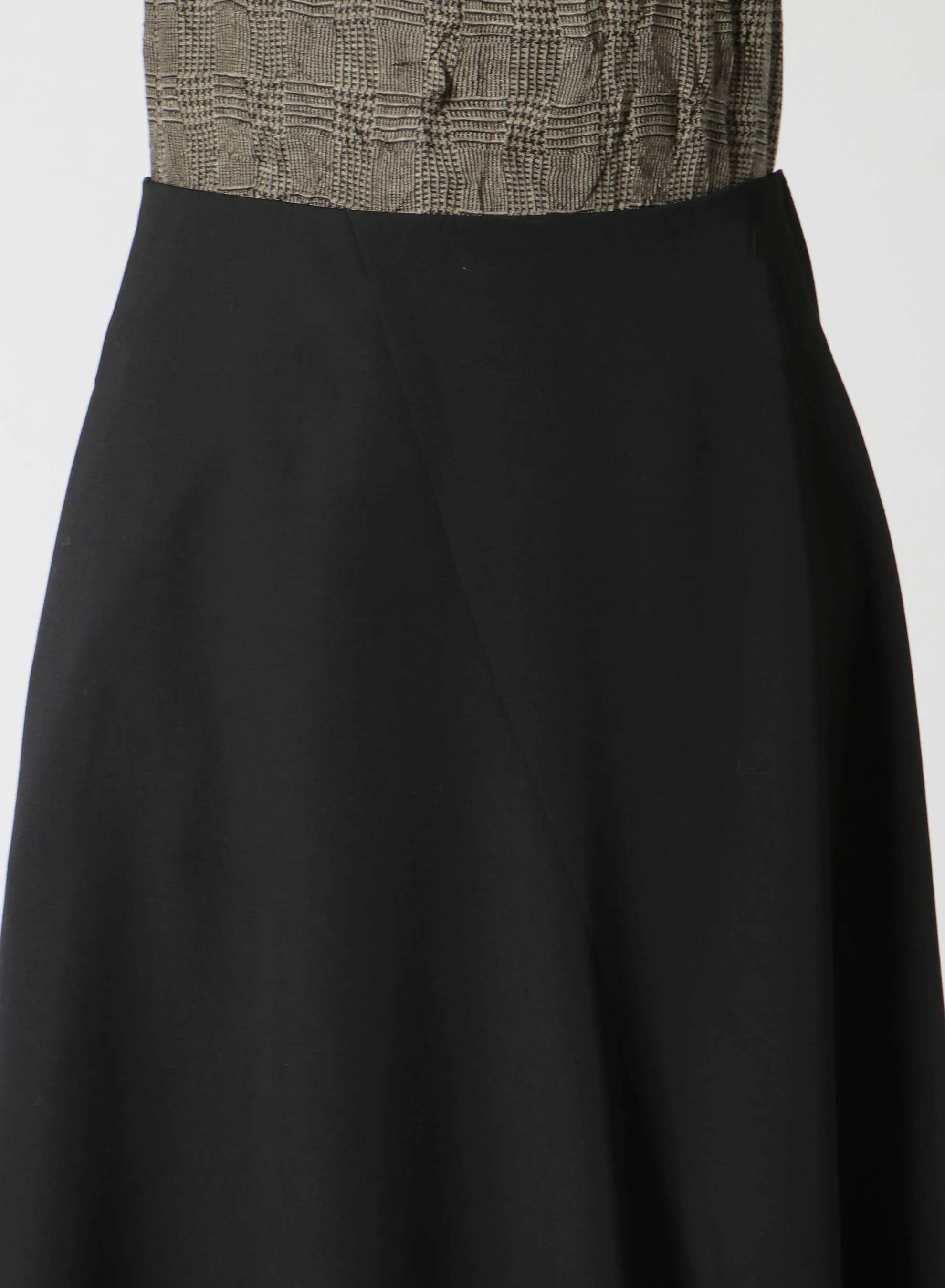 WOOL GABARDINE ASYMMETRIC SKIRT