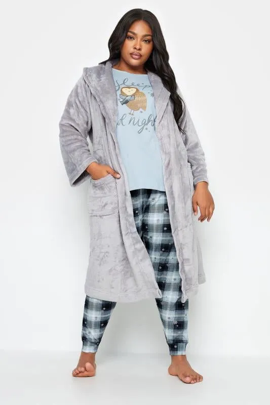 YOURS - Ensemble de Pyjama Bleu Ciel 'Sleep Owl Night'