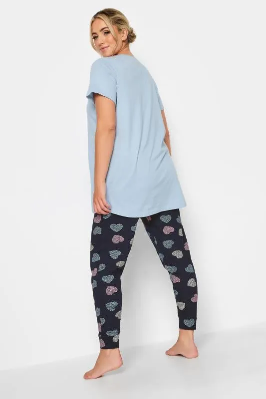 YOURS - Ensemble de Pyjama Bleu 'Stay Cosy'