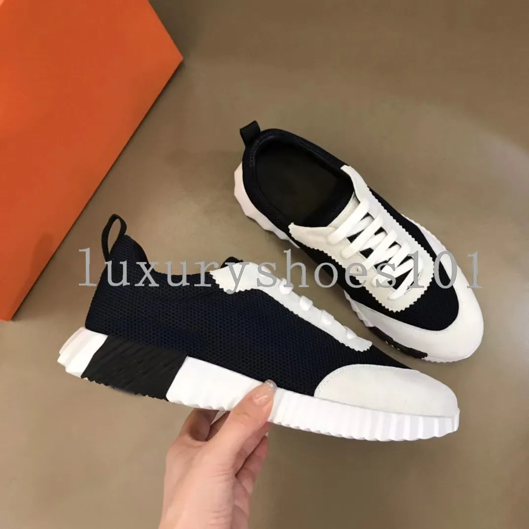 ✨ 5 Estrellas Bouncing Sneaker Designer Daim Chaussures Casual Baskets Respirant Patchwork Mesh Chaussure De Course Femmes Homme